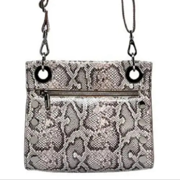 Hammitt Handbags - Hammit Tony Small Snake Gunmetal Crossbody Bag Handbag